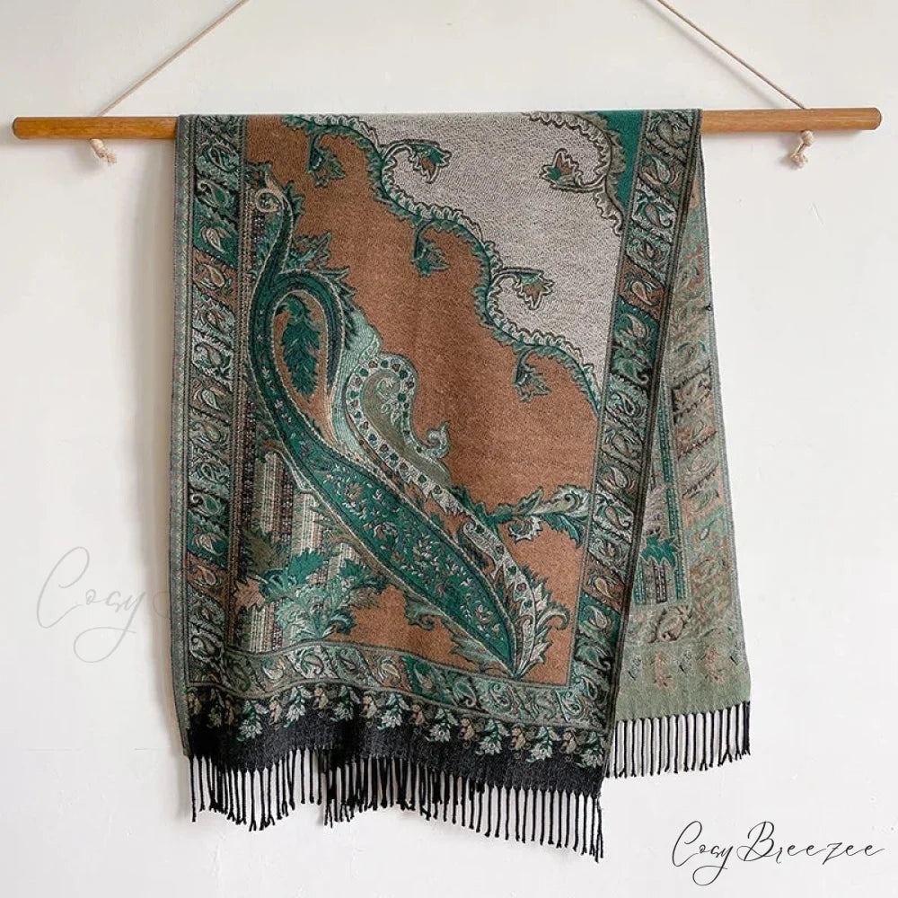 Fashion Premium Brand Winter Poncho Scarf Color1 scarf-241228
