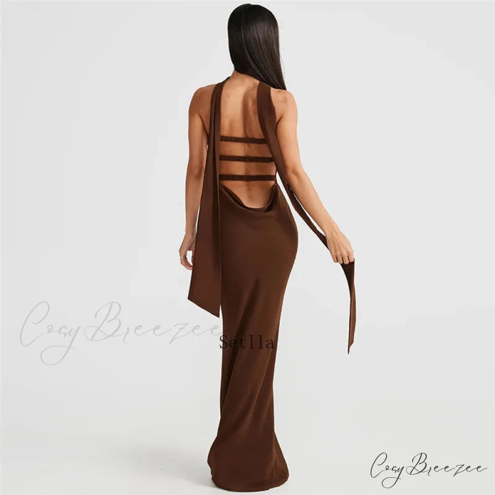 Fashion Print Maxi Dress