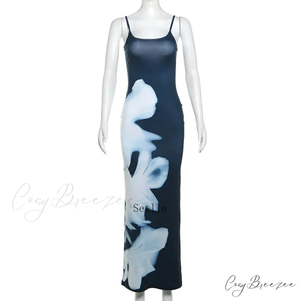 Fashion Sleeveless Slip Long Maxi Dress