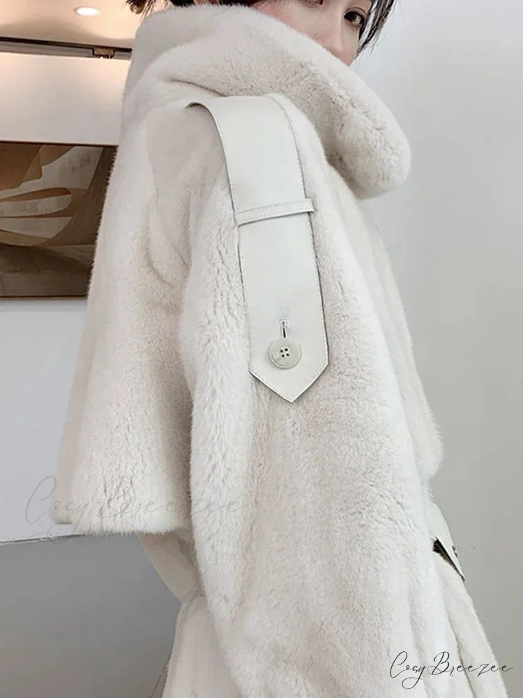 Faux Mink Fur Thick Winter Coat overcoats-241228