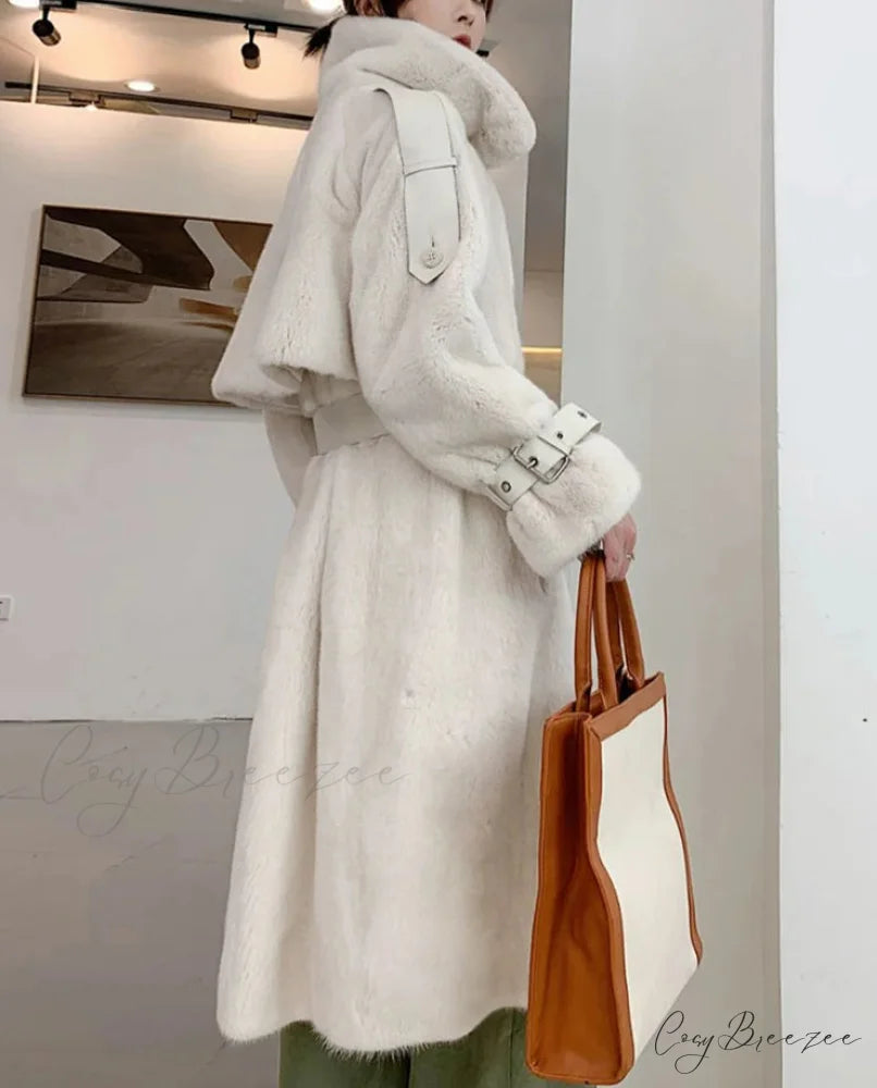 Faux Mink Fur Thick Winter Coat overcoats-241228