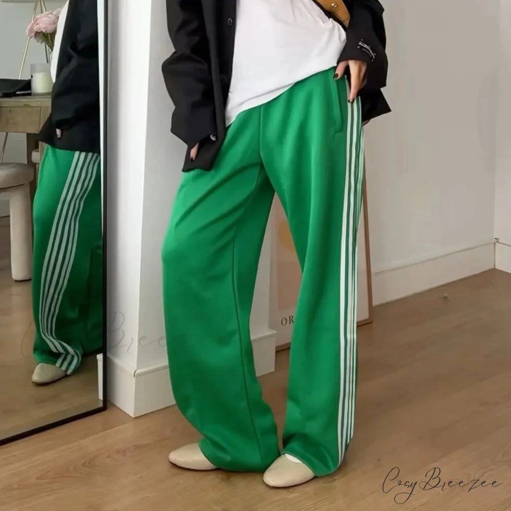 Flared Solid Shade Elevated-Waist Cotton Linen Pant pant-250223