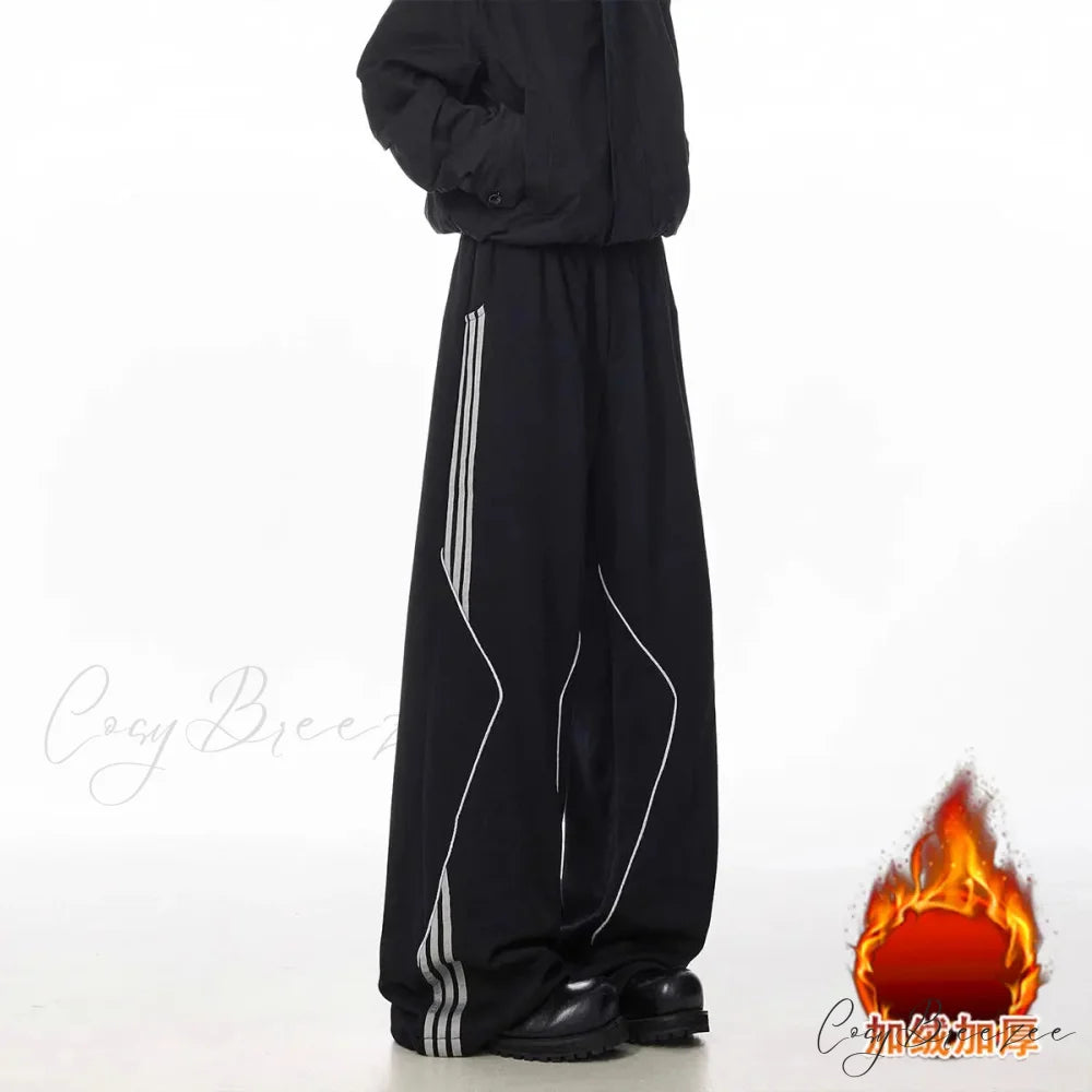 Fleece Motion Winter All-Match Pants Black Fleece / M pants-241228