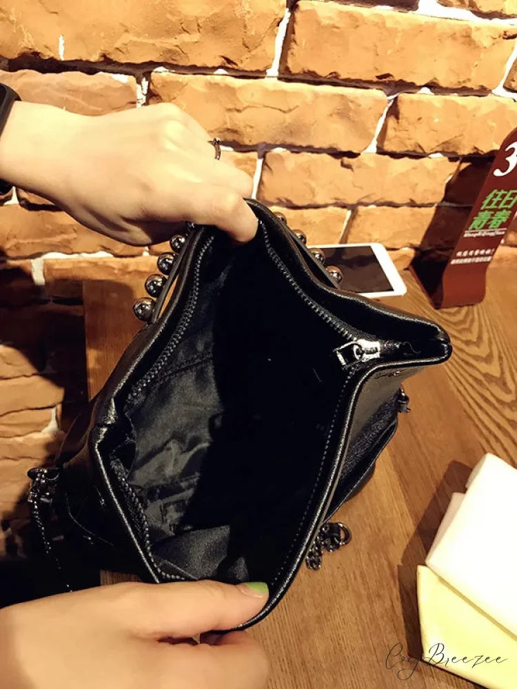 Folding Design PU Leather Clutch wristlet-250126