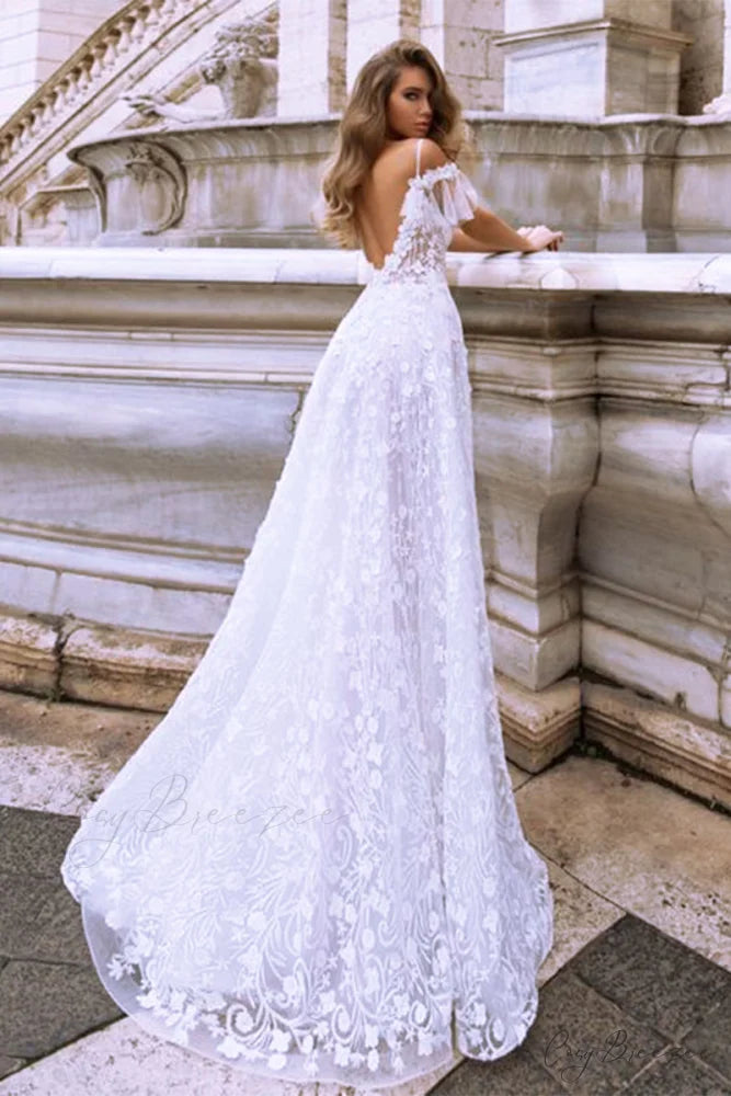 For Lifelong Romance Trendy Backless Tulle Maxi Dress