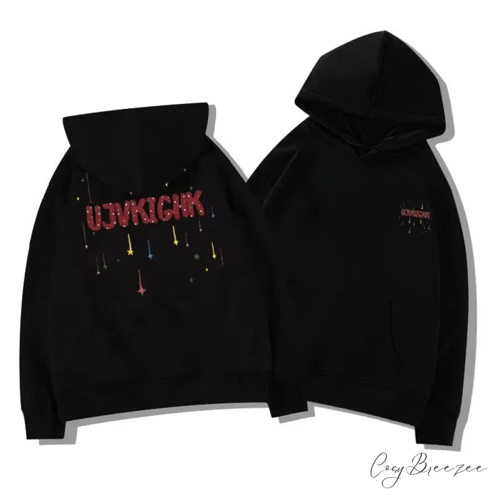 Funny Graffiti Graphic Y2K Hoodie hoodies-241228