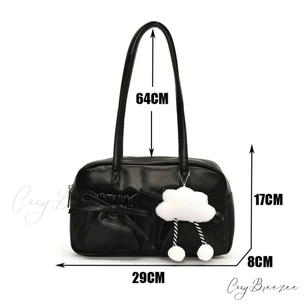 Glossy PU Sewing Thread Bag shoulder-250126