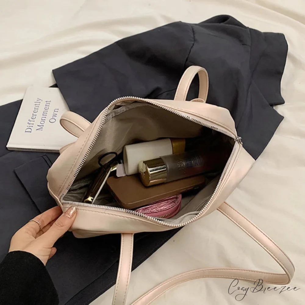 Glossy PU Sewing Thread Bag shoulder-250126