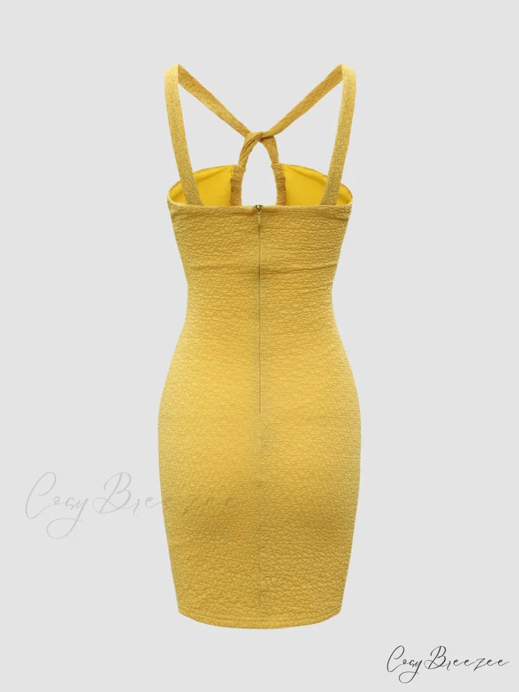 Halter Strap Graceful Bandeau Top