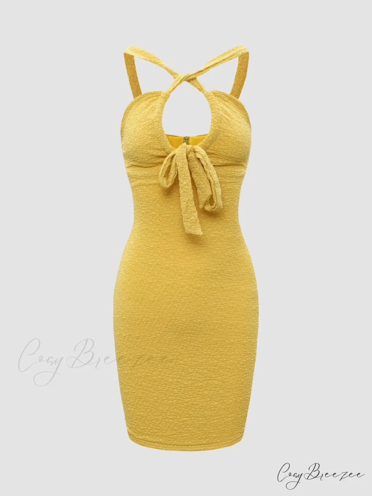 Halter Strap Graceful Bandeau Top