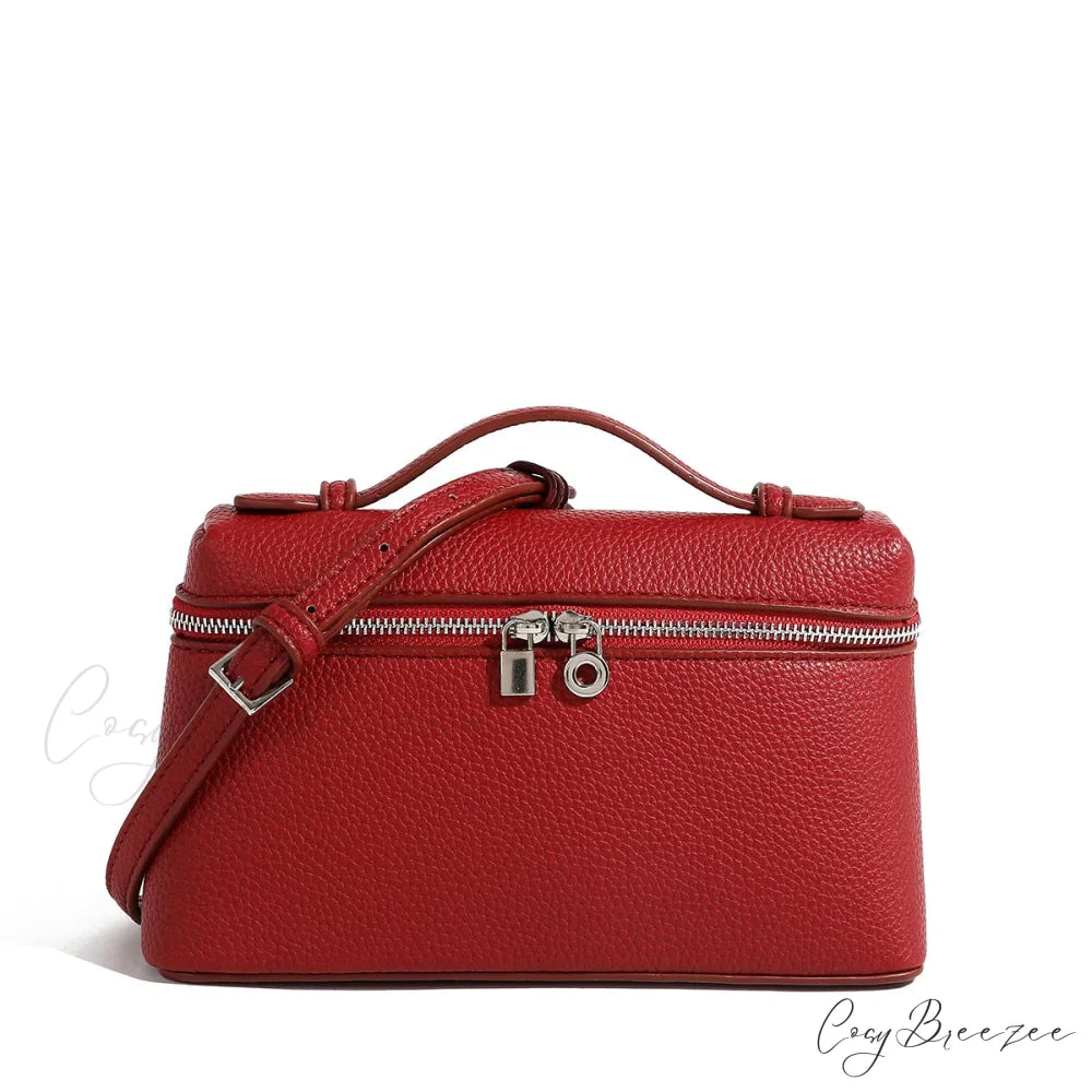 Handwoven Straw Beach Crossbody Handbag Red handbag-250126
