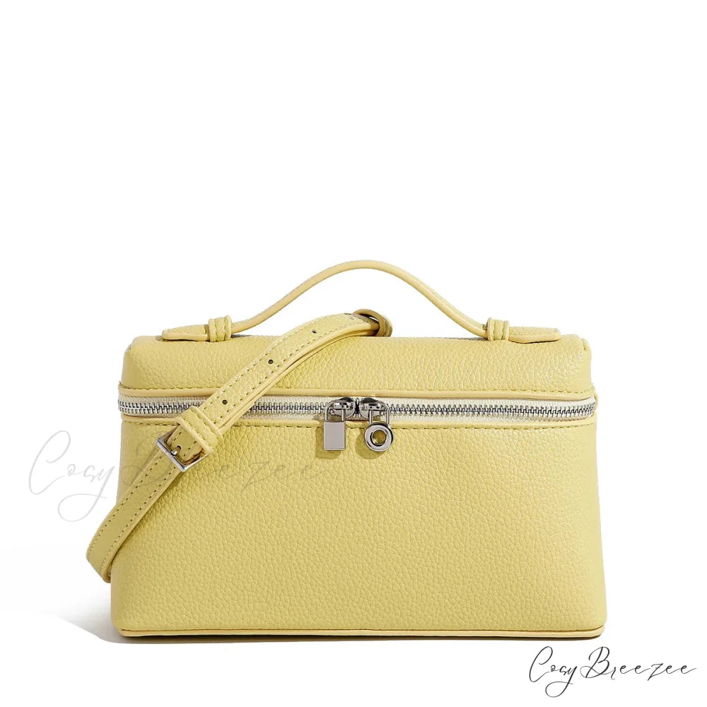 Handwoven Straw Beach Crossbody Handbag Yellow handbag-250126