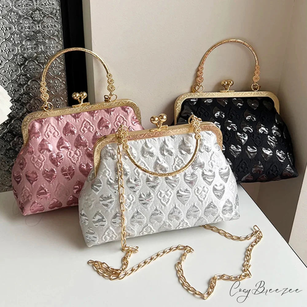 Heart Pattern Stylish Evening Clutch clutchbag-250126