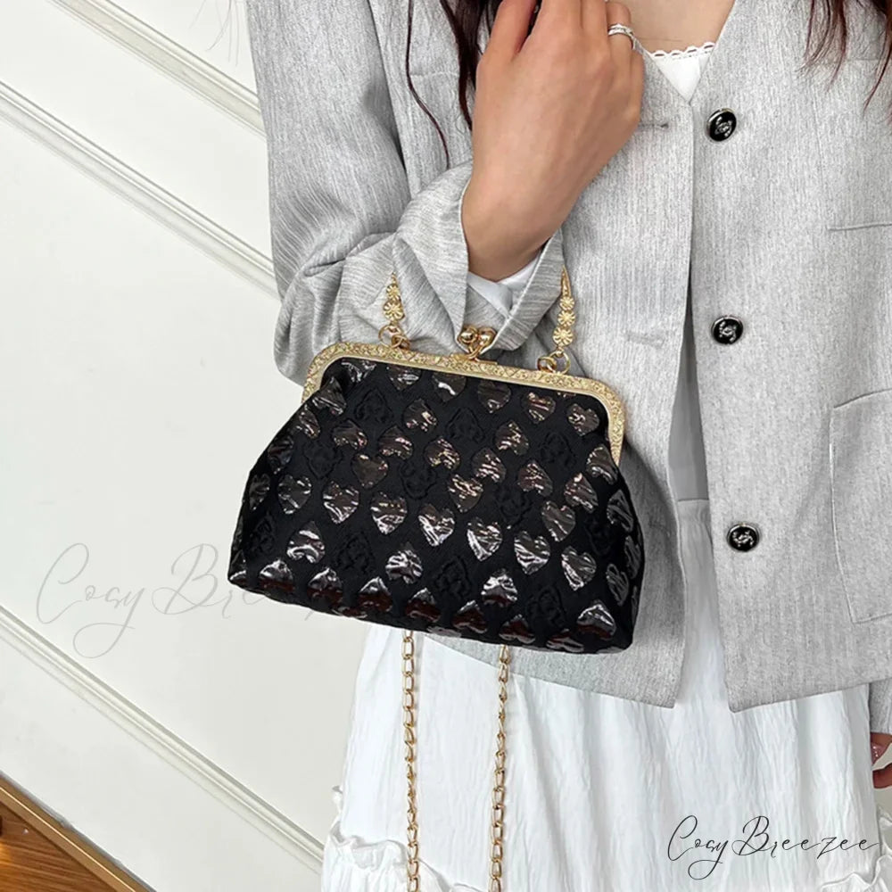 Heart Pattern Stylish Evening Clutch clutchbag-250126