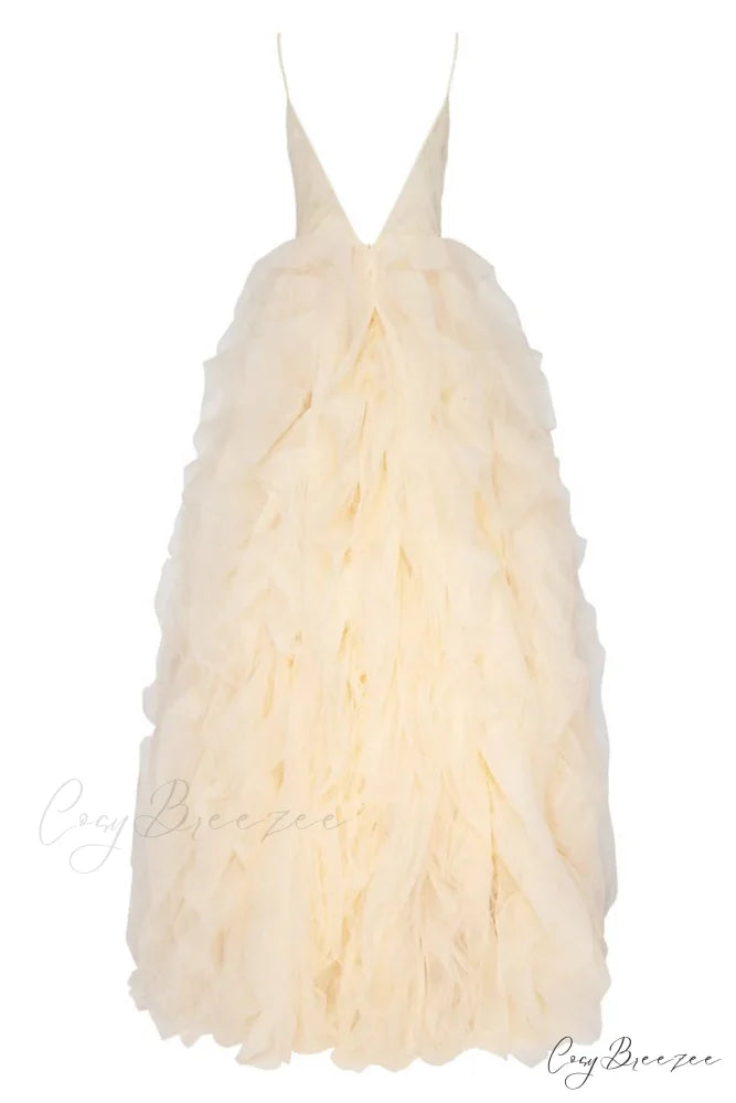 Heartfelt Romance Graceful Backless Maxi Dress