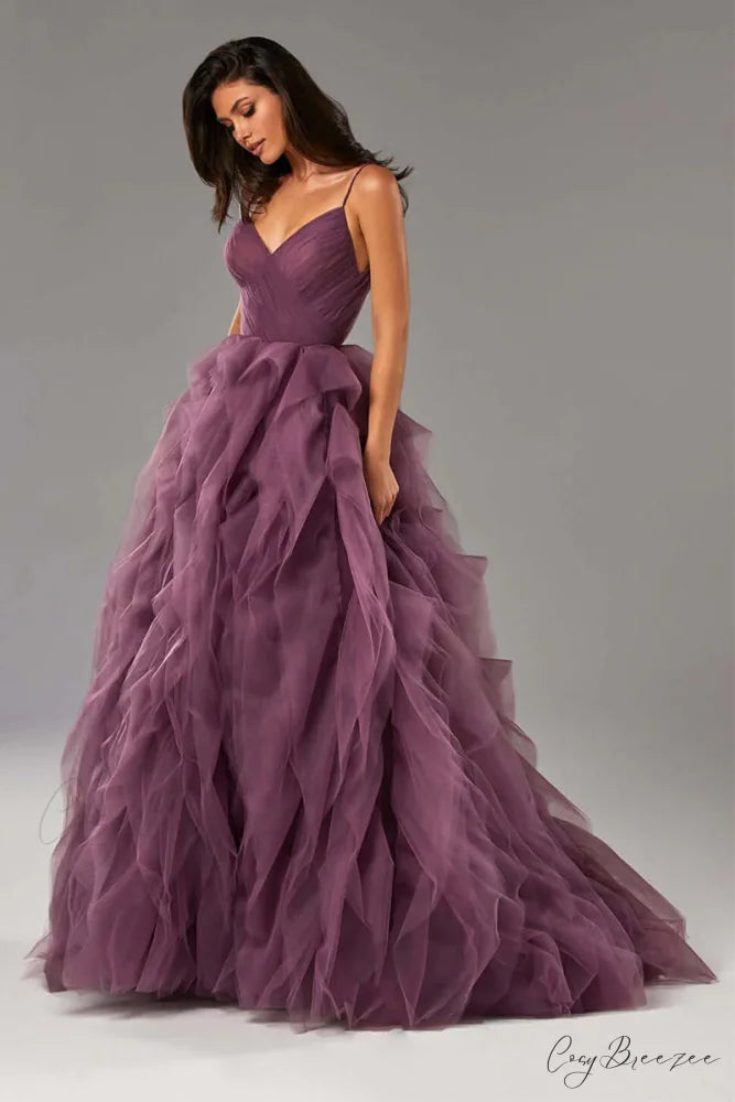 Heartfelt Romance Graceful Backless Maxi Dress Purple / 2