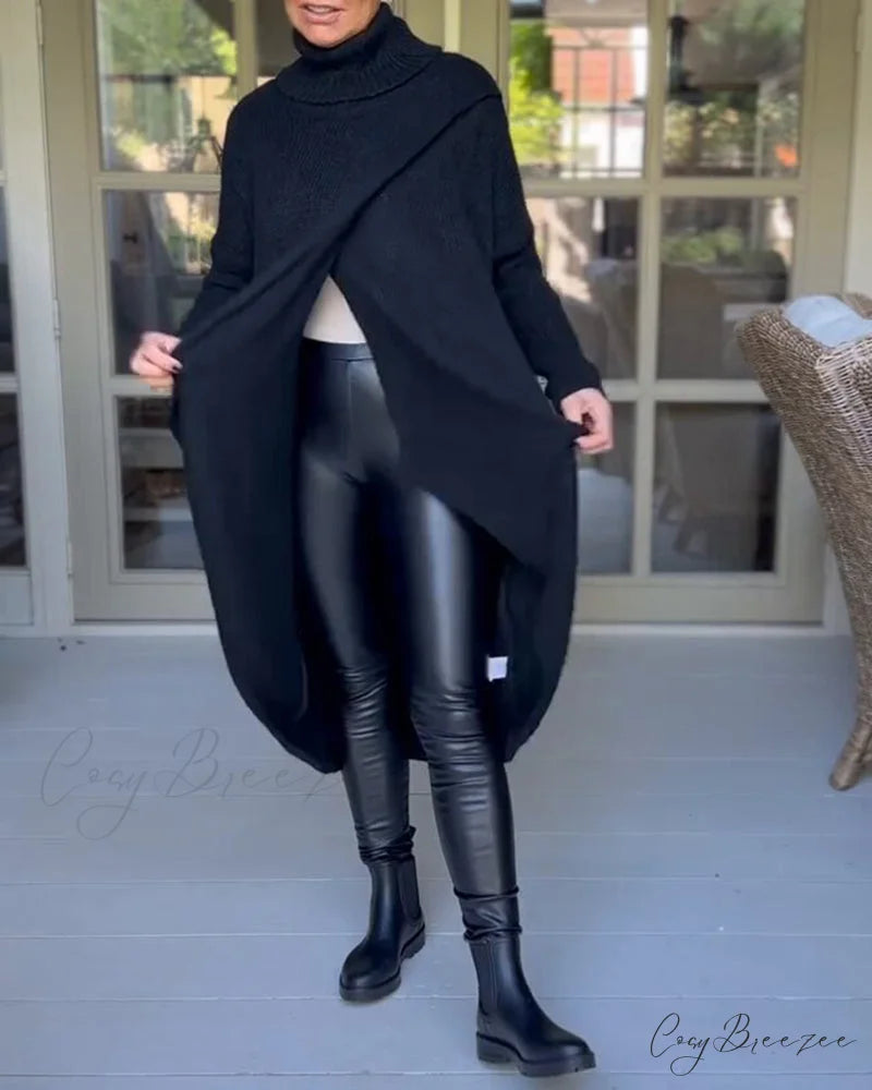 High Long Neck Pullover