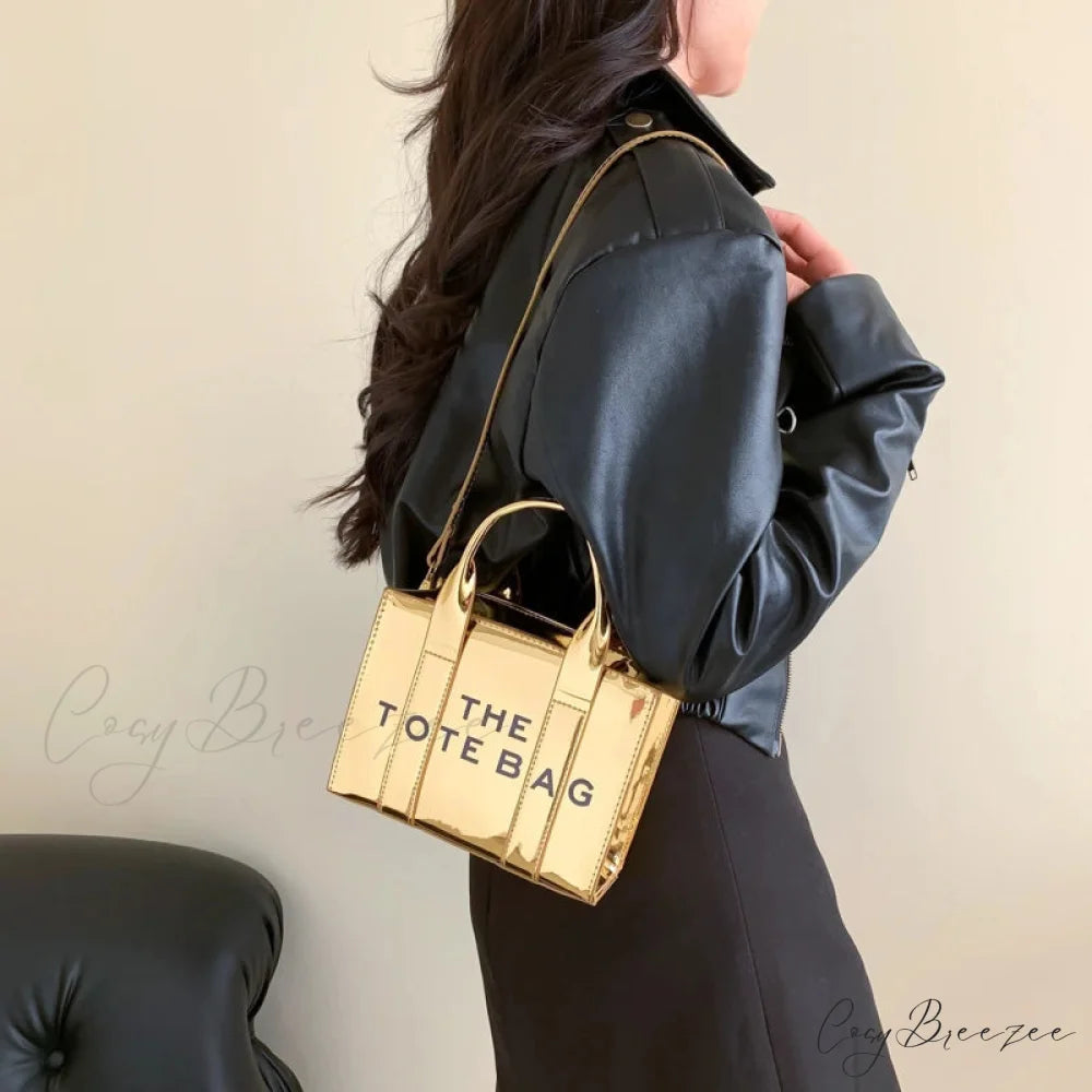 High-Quality PU Leather Solid Color Crossbody Handbag handbag-250126