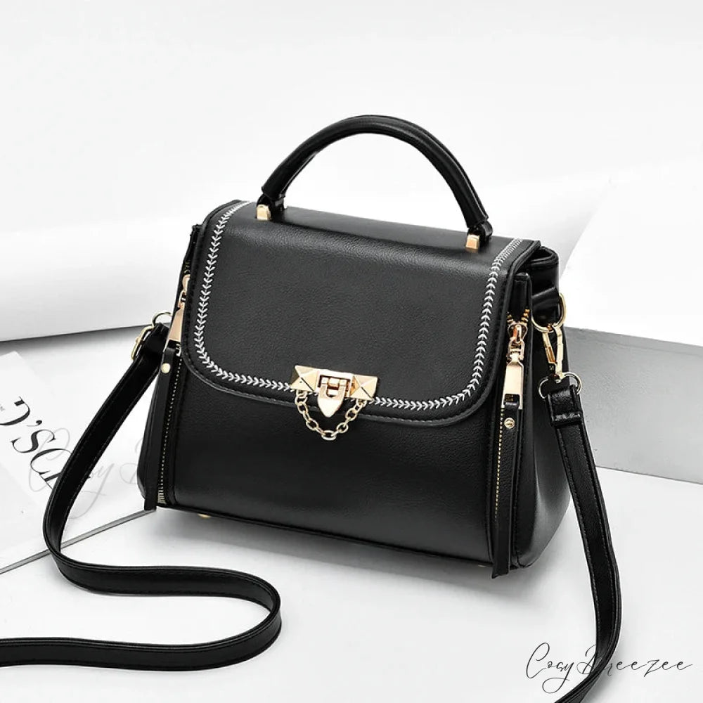 High-Quality Travel Crossbody Handbag Black handbag-250126