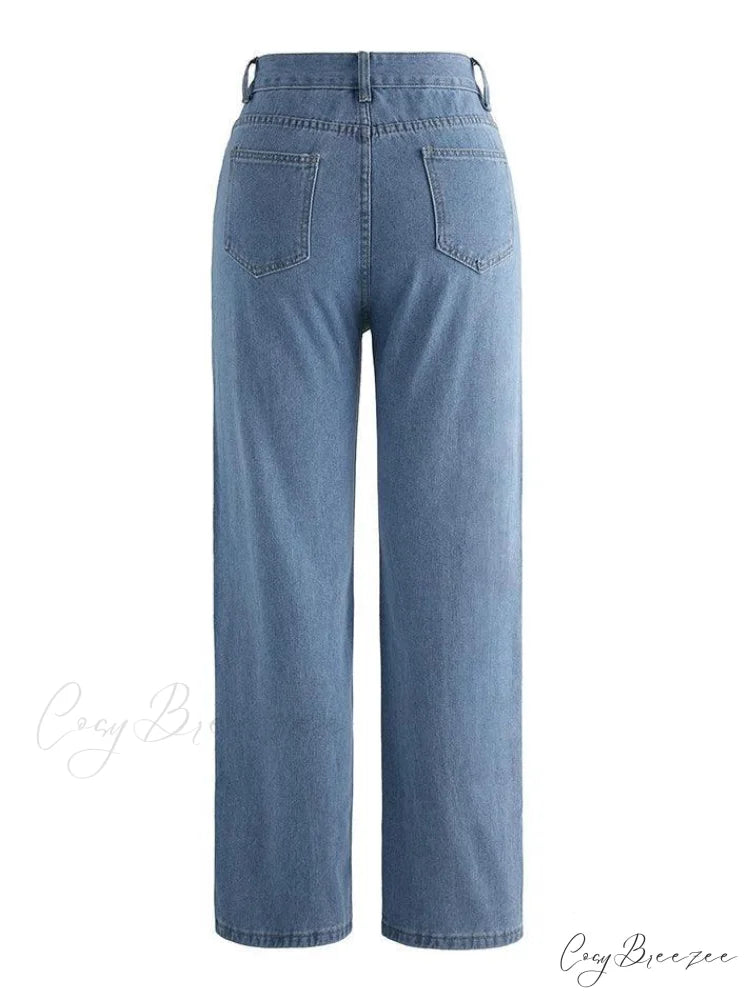 High Rise Graceful Flare Leg Pants
