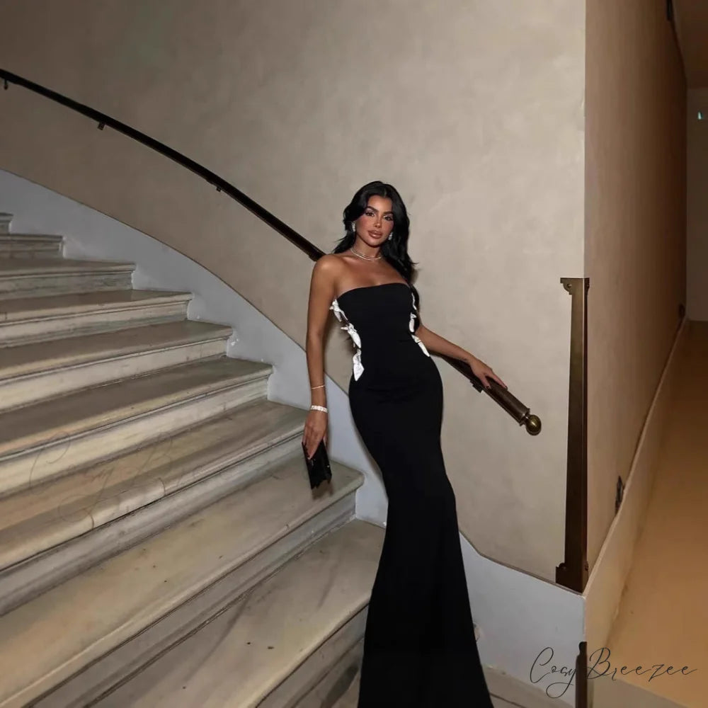 High Slit Glitter Long Dress Formal Dress promdress-250223