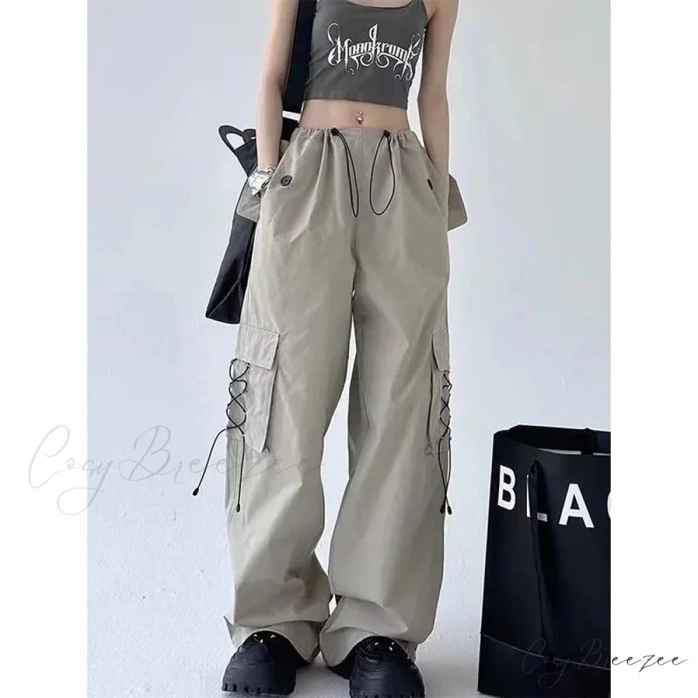 High Street Pleated Relaxed Pants pants-241228