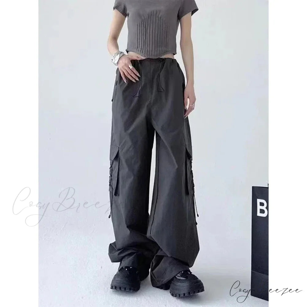 High Street Pleated Relaxed Pants pants-241228