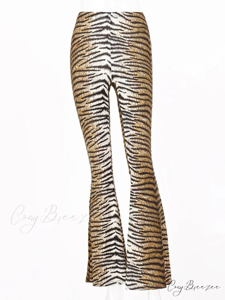High Waist Leopard Print Leggings Sexy Bodycon Autumn Winter Pants