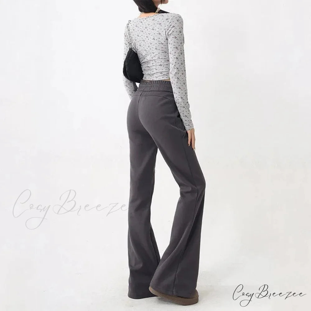 Hottie High Waist Flare Pants pants-241228