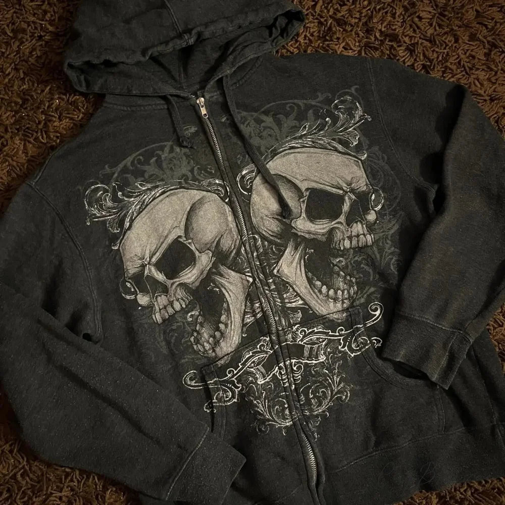 Joker Print Fleece Hoodie hoodies-241228