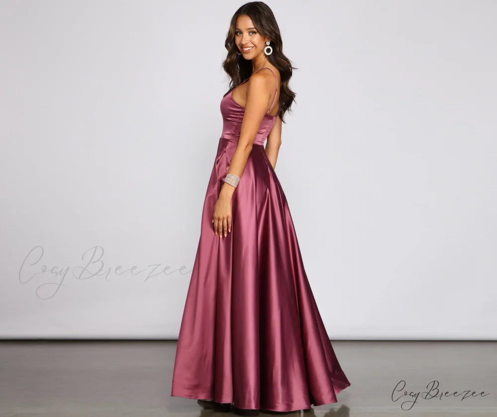 Juliet Formal High Charming Slit Dress 2