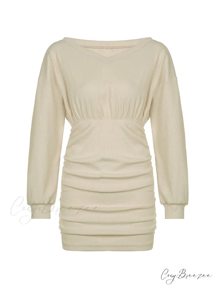 Knitted Twist Graceful Strapless Maxi Dress