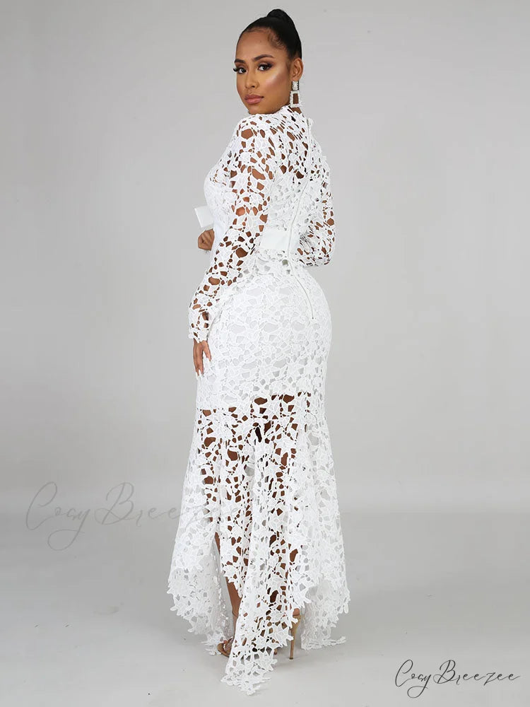 Lace Charming Nightwear Dress