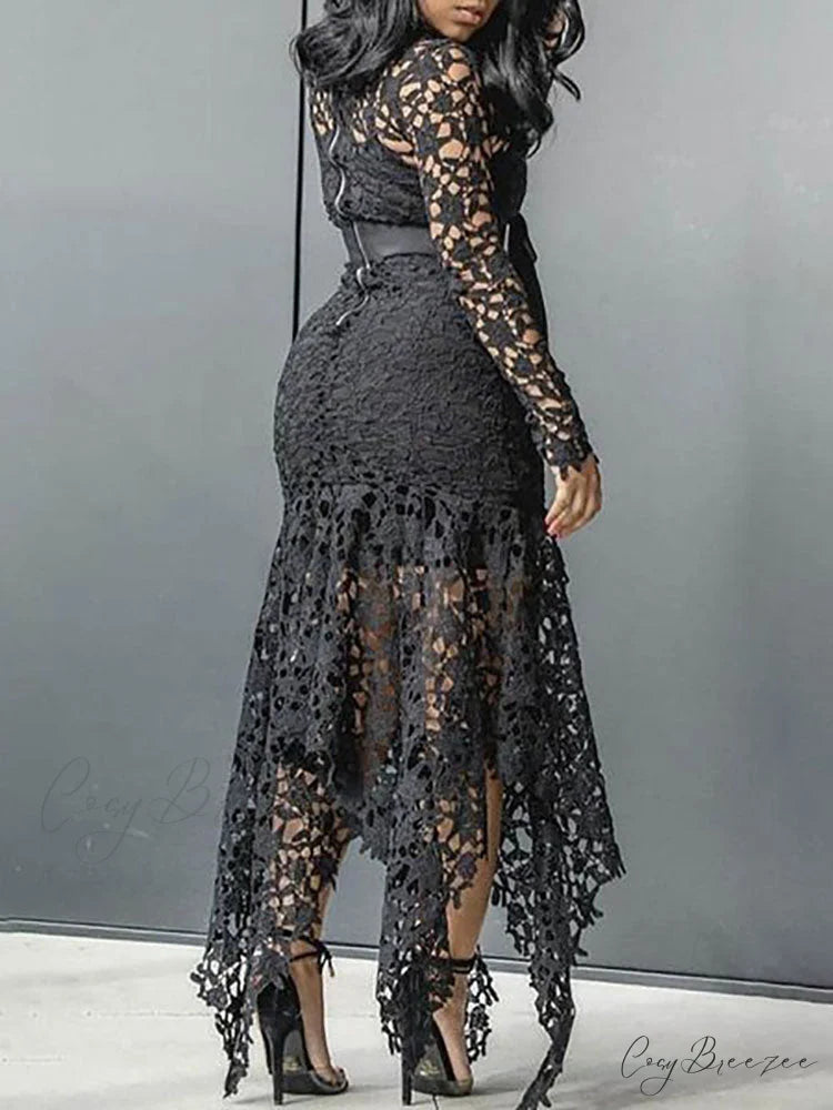 Lace Charming Nightwear Dress