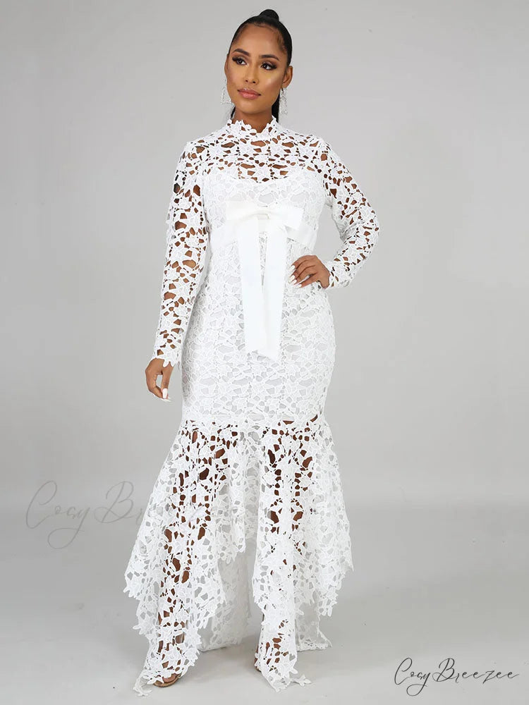 Lace Charming Nightwear Dress