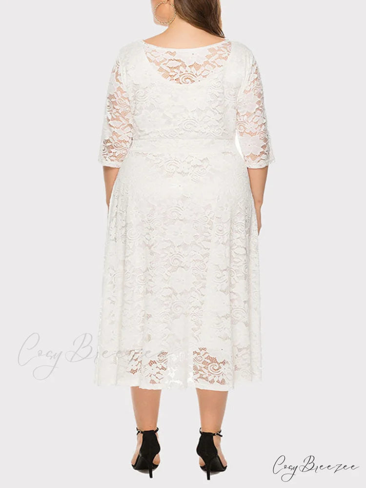 Lace Detail Graceful Bandeau Top