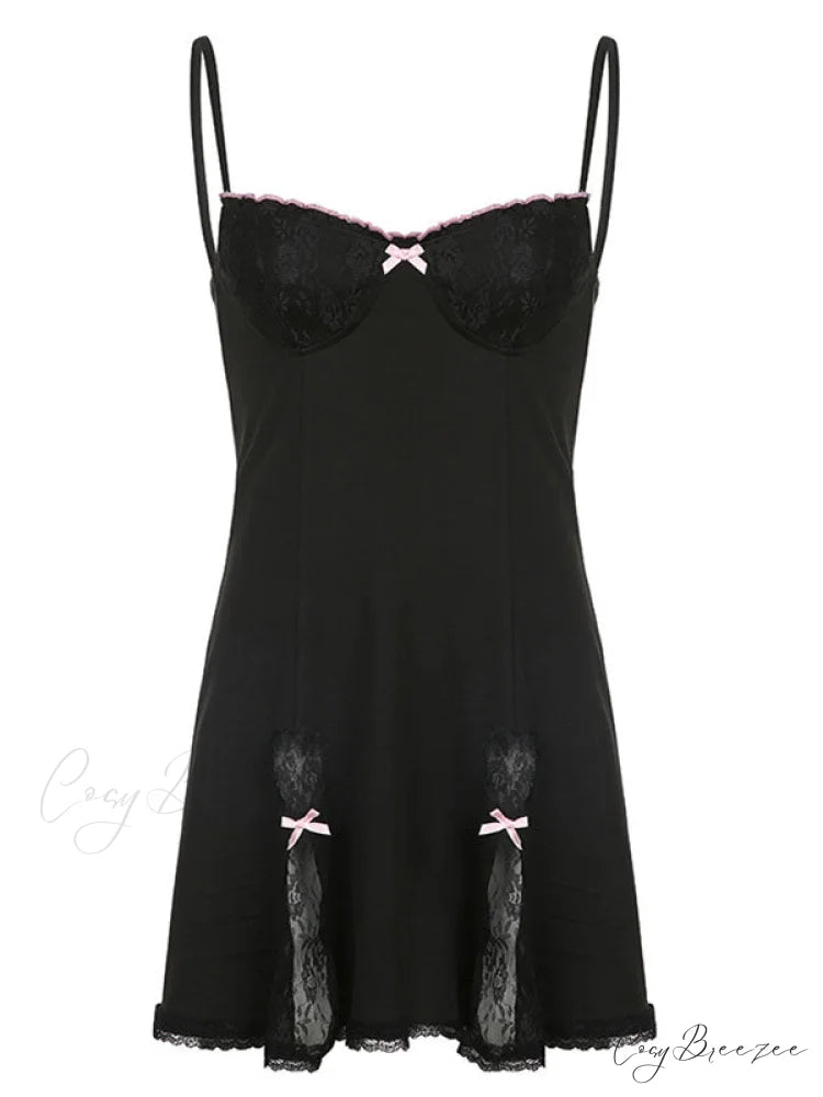 Lace Paneled Graceful Mesh Corset Top