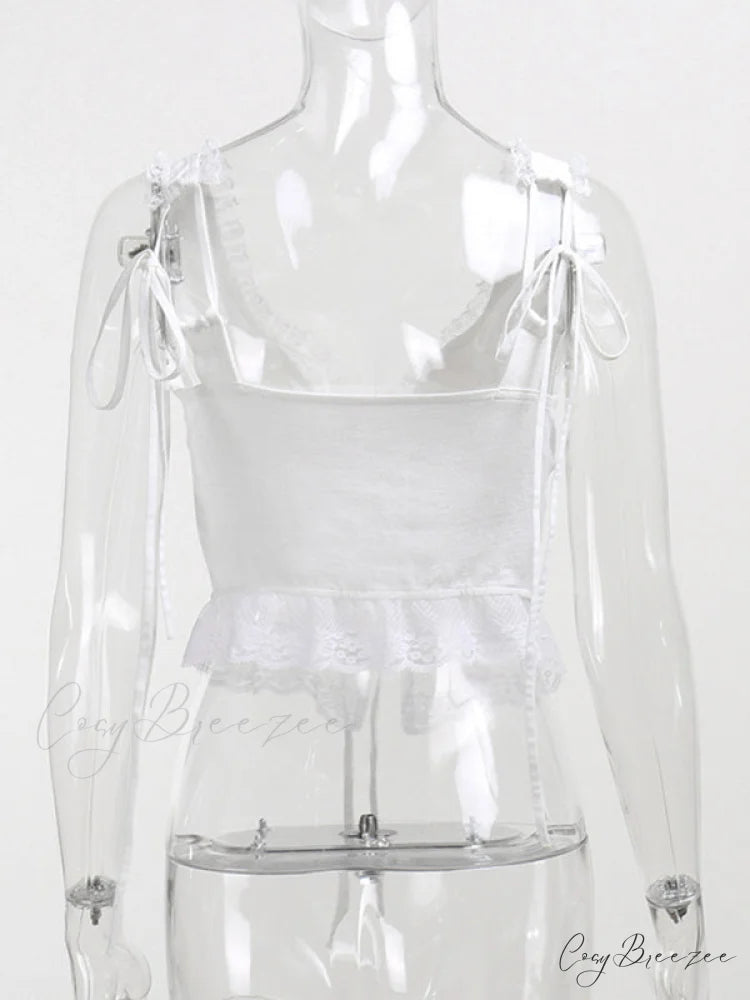 Lace Tank Trim for Strap Top Women