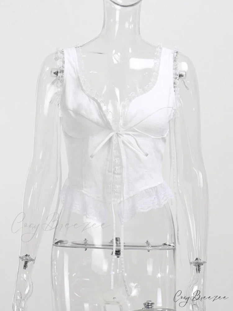 Lace Tank Trim for Strap Top Women