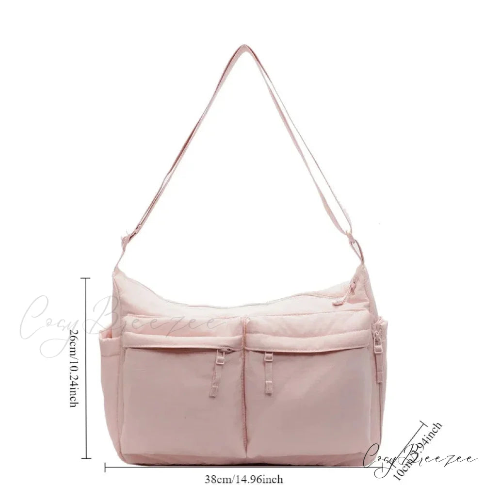 Large Capacity Waterproof Nylon Work Crossbody crossbody-250126