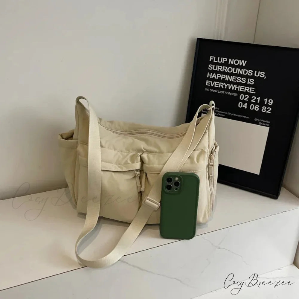 Large Capacity Waterproof Nylon Work Crossbody crossbody-250126
