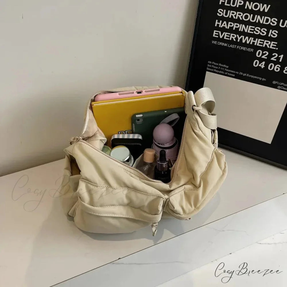 Large Capacity Waterproof Nylon Work Crossbody crossbody-250126
