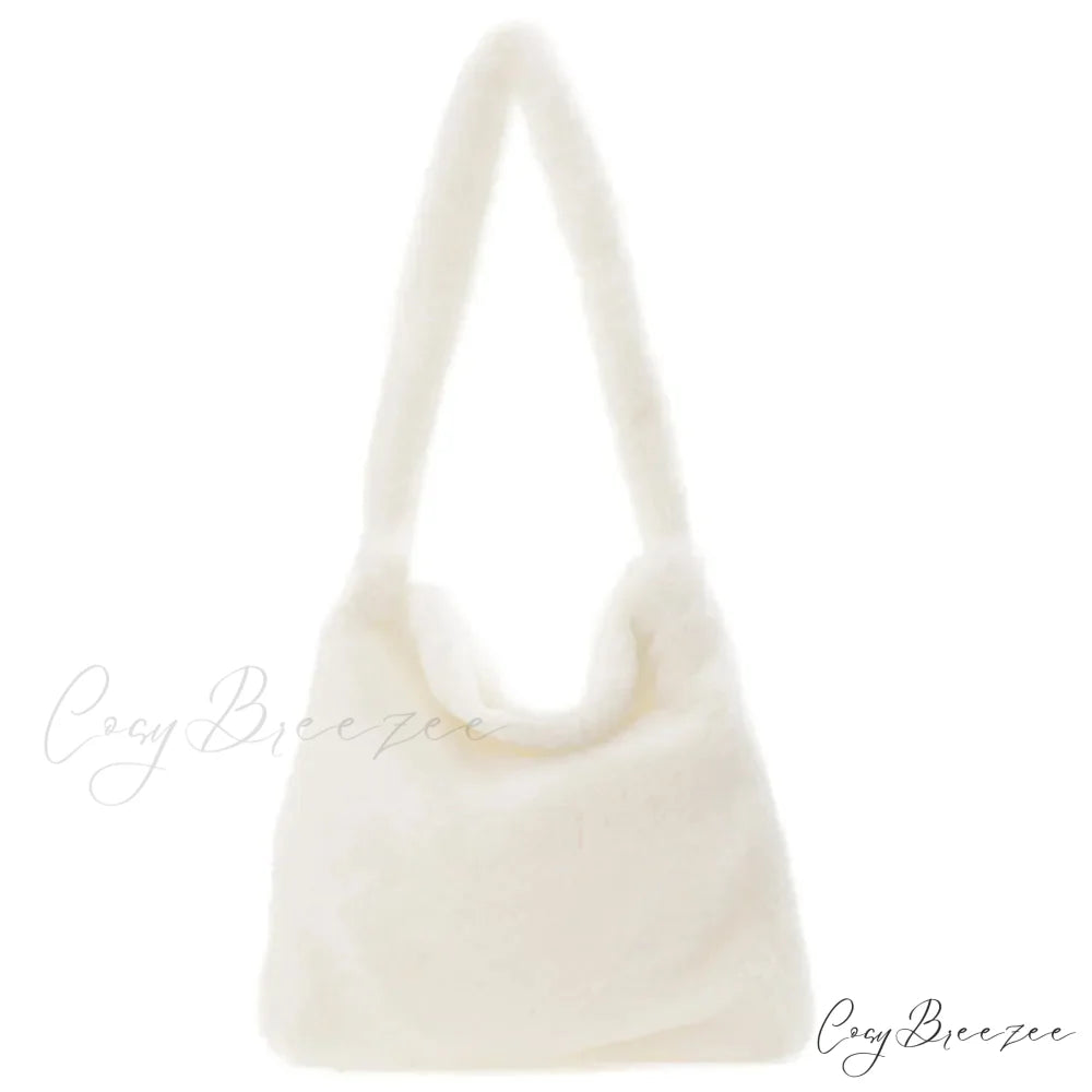 Leopard Love Heart Pattern Underarm Shoulder Bag White shoulder-250126