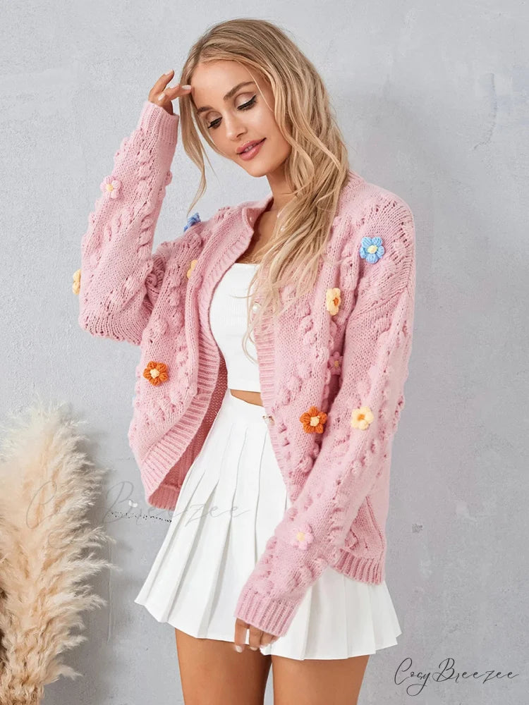 Leopard Print Button Cardigan cardigans-241228