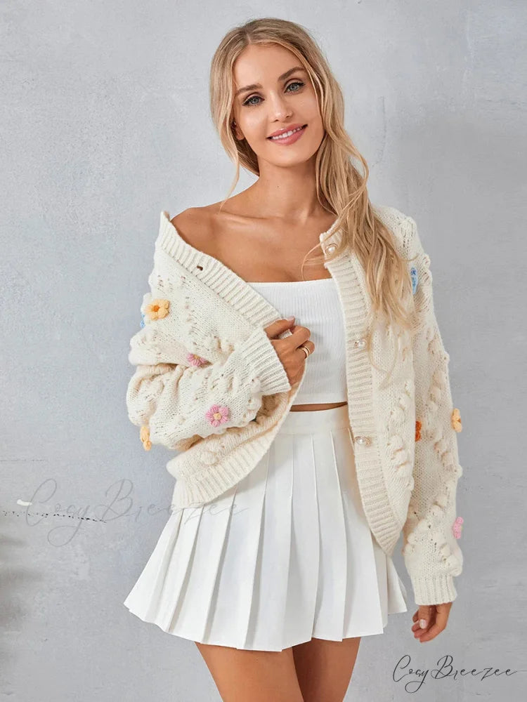 Leopard Print Button Cardigan cardigans-241228