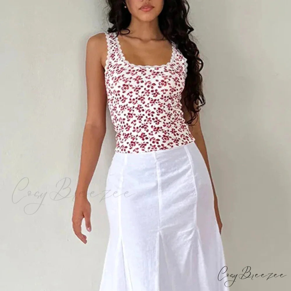 Leopard Print Lace Patchwork Fairy Coquette Retro Mesh Sheer Sleeveless Crop Top croptop-250126