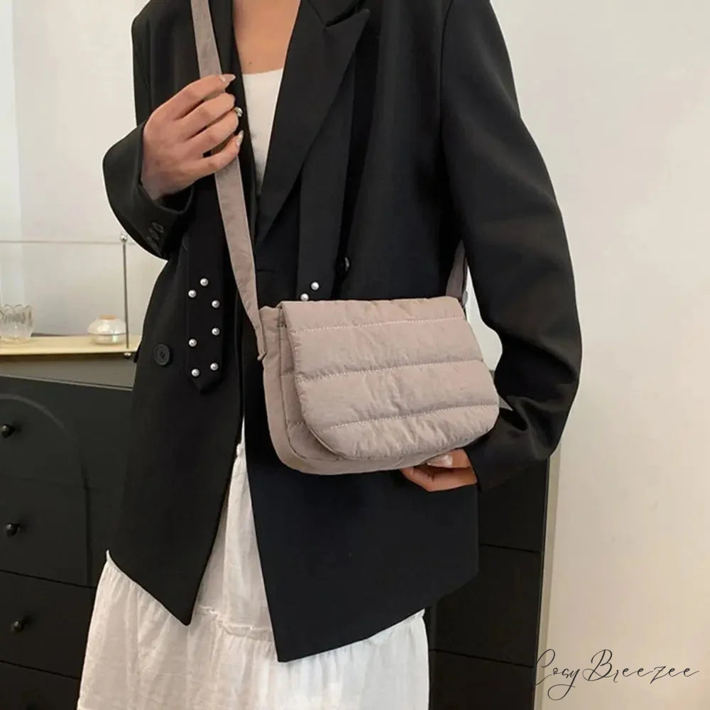 Lightweight Solid Cotton Casual Crossbody Bag crossbody-250126