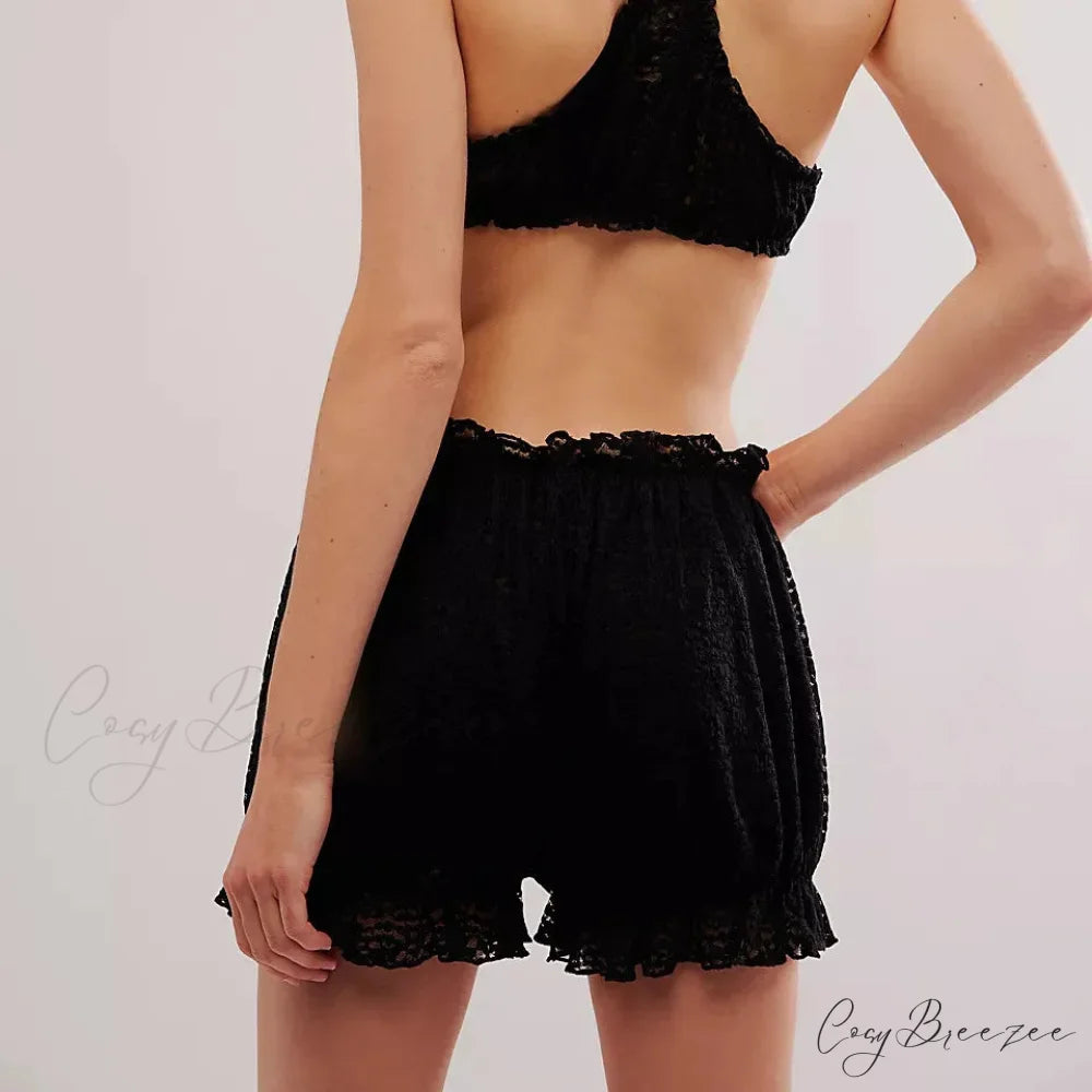 Lolita Ruched Pumpkin Shorts short-250223