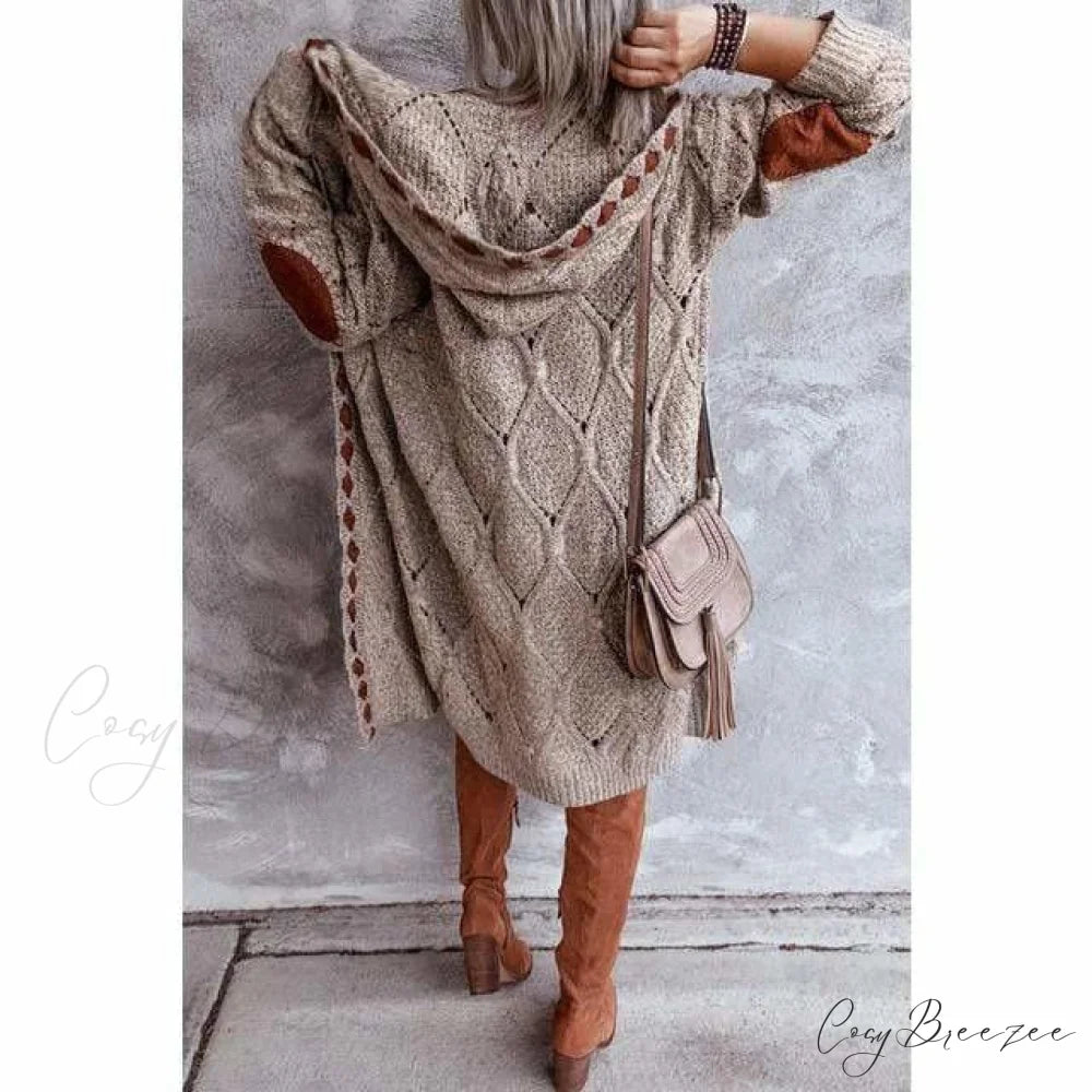 Long Hooded Cardigan