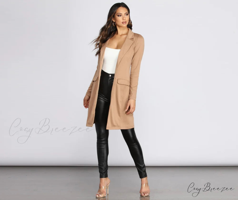 Longline Blazer for Boss Babes
